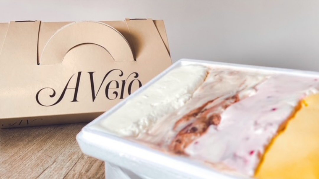 Avero gelato 1 kg packaging